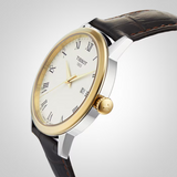 Tissot Classic Dream Ivory Dial Brown Leather Strap Watch for Men - T129.410.26.263.00 Authentic Buy Shop Now