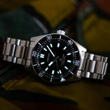 Seiko Prospex 1965 Heritage Divers Automatic Black Dial Silver Steel Strap Watch for Men - SPB453J1 Authentic Buy Shop Now