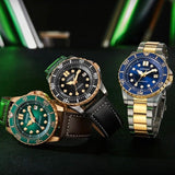 Citizen Mechanical Automatic Black Dial Black Leather Strap Watch for Men - NJ0176-10E Buy Now By Citizen