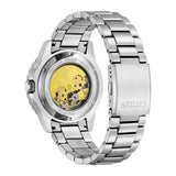 Citizen Mechanical Automatic Turquoise Dial Silver Steel Strap Watch for Men - NJ0170-83X Buy Now By Citizen