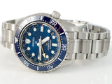 Seiko Prospex 1968 Heritage Divers GMT The Great Wave Limited Edition Blue Dial Silver Steel Strap Watch for Men - SPB509J1 Authentic Buy Shop Now