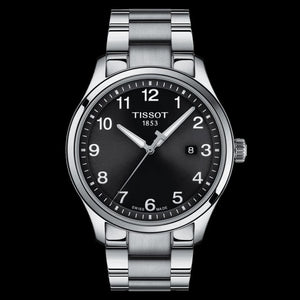 Tissot T-Sport Gent XL Black Dial Silver Steel Strap Watch for Men - T116.410.11.057.00 Authentic Buy Shop Now