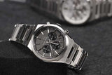 Seiko Conceptual Chronograph Grey Dial Silver Steel Strap Watch for Men - SSB455P1 Authentic Buy Shop Now