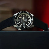 Seiko 5 Sports SKX Automatic Black Dial Black Silicone Strap Watch for Men - SRPD73K2 Authentic Buy Shop Now