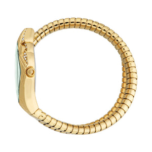 Just Cavalli Brillante Green Dial Gold Steel Strap Watch for Women - JC1L326M0035 Authentic Buy Shop Now