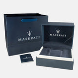 Maserati Tradizione Chronograph Blue Dial Silver Steel Strap Watch for Men - R8873646005 Authentic Buy Shop Now