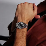 Citizen Tsuyosa 60 Automatic Black Dial Silver Steel Strap Watch for Men - NK0020-55E Authentic Buy Shop Now
