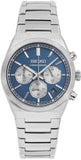 Seiko Conceptual Chronograph Blue Dial Silver Steel Strap Watch for Men- SSB453P1 Authentic Buy Shop Now