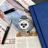 Maserati Velocità Chronograph White Dial Silver Steel Strap Watch for Men - R8873652007 Authentic Buy Shop Now
