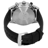 Emporio Armani Racer Chronograph Black Dial Black Leather Strap Watch for Men - AR11635 Buy Now By Emporio Armani
