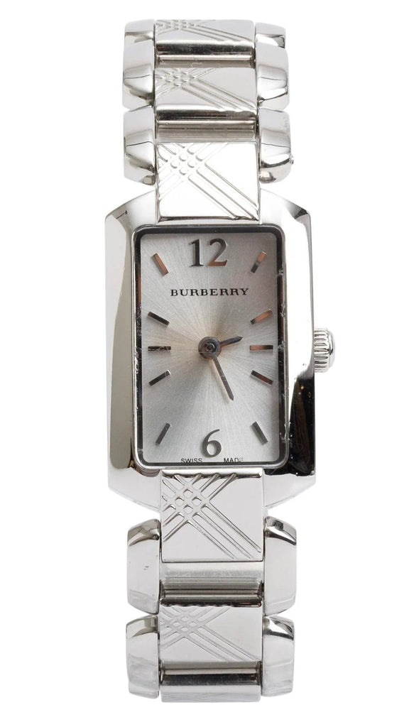 Burberry Heritage Quartz Silver Dial Silver Steel Strap Watch for Women - BU4211 Authentic Buy Shop Now