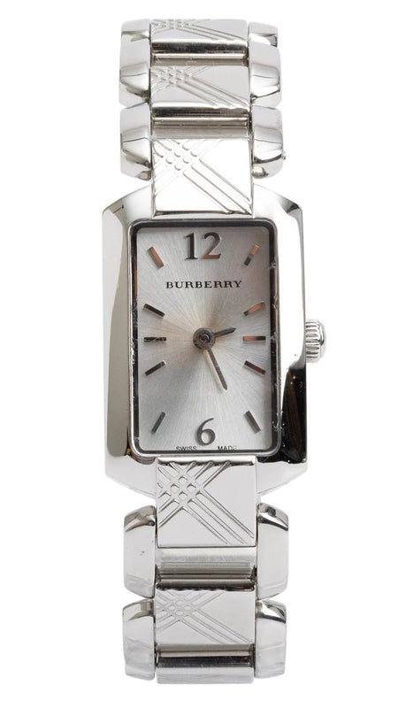 Burberry Heritage Quartz Silver Dial Silver Steel Strap Watch for Women - BU4211 Authentic Buy Shop Now