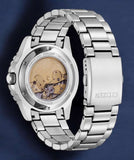 Citizen Mechanical Automatic Blue Dial Silver Steel Strap Watch for Men - NJ0178-81M Buy Now By Citizen