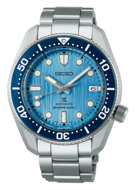 Seiko Prospex Glacier Save The Ocean Special Edition Automatic Blue Dial Silver Steel Strap Watch for Men - SPB299J1 Buy Now By Seiko