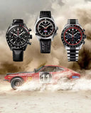 Seiko Prospex Speedtimer Solar Chronograph Datsun 240Z Collaboration Limited Edition Black Dial Two Tone Steel Strap Watch for Men - SSC957 Authentic Buy Shop Now