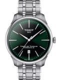 Tissot Chemin des Tourelles Powermatic 80 Green Dial Silver Steel Strap Watch for Men - T139.407.11.091.00 Authentic Buy Shop Now