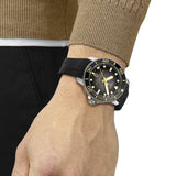 Tissot Seastar 2000 Professional Powermatic 80 Black Dial Black Rubber Strap Watch for Men - T120.607.17.441.01 Authentic Buy Shop Now