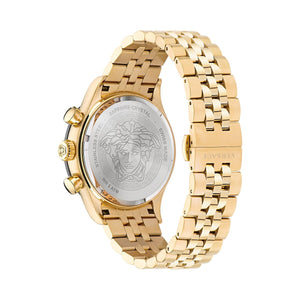 Versace Hellenyium Quartz Black Dial Gold Steel Strap Watch for Women - VE2S00622 Buy Now By Versace