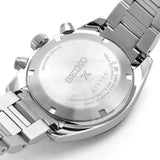Seiko Prospex Speedtimer Solar Chronograph Gold Dial Silver Steel Strap Watch for Men - SSC817 Authentic Buy Shop Now