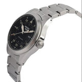 Seiko 5 Sports Flieger Automatic Black Dial Silver Steel Strap Watch for Men - SRPH27K1 Authentic Buy Shop Now