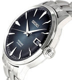 Seiko Presage Cocktail Time Automatic Blue Dial Silver Steel Strap Watch for Men - SRPB41J1 Authentic Buy Shop Now