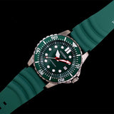 Citizen Mechanical Automatic Green Dial Green Rubber Strap Watch for Men - NJ0129-10X Buy Now By Citizen