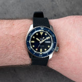 Seiko 5 Sports SKX Automatic Blue Dial Blue Silicone Strap Watch for Men - SRPD71K2 Authentic Buy Shop Now
