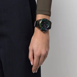 Versace Icon Active Chronograph Black Dial Grey Silicone Strap Watch for Men - VEZ701022 Buy Now By Versace