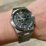 Seiko Conceptual Chronograph Grey Dial Silver Steel Strap Watch for Men - SSB455P1 Authentic Buy Shop Now