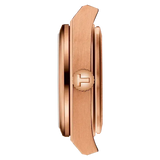 Tissot PRX Diamonds Rose Gold Dial Rose Gold Steel Strap Watch for Women - T137.010.33.506.00 Authentic Buy Shop Now