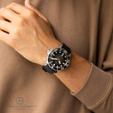 Tissot Seastar 2000 Professional Powermatic 80 Black Dial Black Rubber Strap Watch for Men - T120.607.17.441.01 Authentic Buy Shop Now