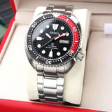 Seiko Prospex Sea Turtle Automatic Black Dial Silver Steel Strap Watch for Men - SRP789K1 Authentic Buy Shop Now