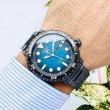 Seiko 5 Sports Automatic Turquoise Dial Grey Steel Strap Watch for Men - SRPC65J1 Buy Now By Seiko