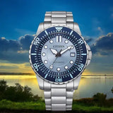 Citizen Mechanical Automatic Blue Dial Silver Steel Strap Watch for Men - NJ0178-81M Buy Now By Citizen