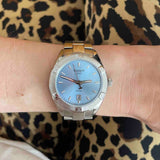 Tissot PR 100 Sport Chic Lady Blue Dial Silver Steel Strap Watch for Women - T101.910.11.351.00 Authentic Buy Shop Now