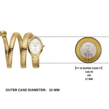 Just Cavalli Specchio Silver Dial Gold Steel Strap Watch for Women - JC1L323M0025 Authentic Buy Shop Now