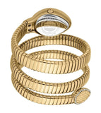 Just Cavalli Carezza Green Dial Gold Steel Strap Watch for Women - JC1L372M0035 Authentic Buy Shop Now