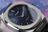 D1 Milano Ultra Thin Aventurine Black Dial Silver Steel Strap Watch for Men - D1-UTBJ29 Authentic Buy Shop Now