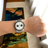 Tudor Black Bay Chrono Silver Dial Silver Steel Strap Watch for Men - M79360N-0014