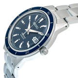 Seiko Presage Style60's Automatic Blue Dial Silver Steel Strap Watch for Men - SRPG05J1 Authentic Buy Shop Now