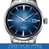 Seiko Presage Cocktail Time Automatic Blue Dial Silver Steel Strap Watch for Men - SRPB41J1 Authentic Buy Shop Now