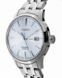Seiko Presage Cocktail Time Automatic Ice Blue Dial Silver Steel Strap Watch for Men - SRPE19J1 Authentic Buy Shop Now