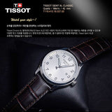 Tissot T-Sport Gent XL Silver Dial Brown Leather Strap Watch for Men - T116.410.16.037.00 Authentic Buy Shop Now