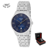 Tissot Chemin Des Tourelles Powermatic 80 Blue Dial Silver Steel Strap Watch for Men - T139.407.11.048.00 Authentic Buy Shop Now