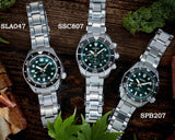 Seiko Prospex 140th Anniversary Limited Edition Automatic Scuba Divers Green Dial Silver Steel Strap Watch for Men - SPB207J1 Buy Now By Seiko