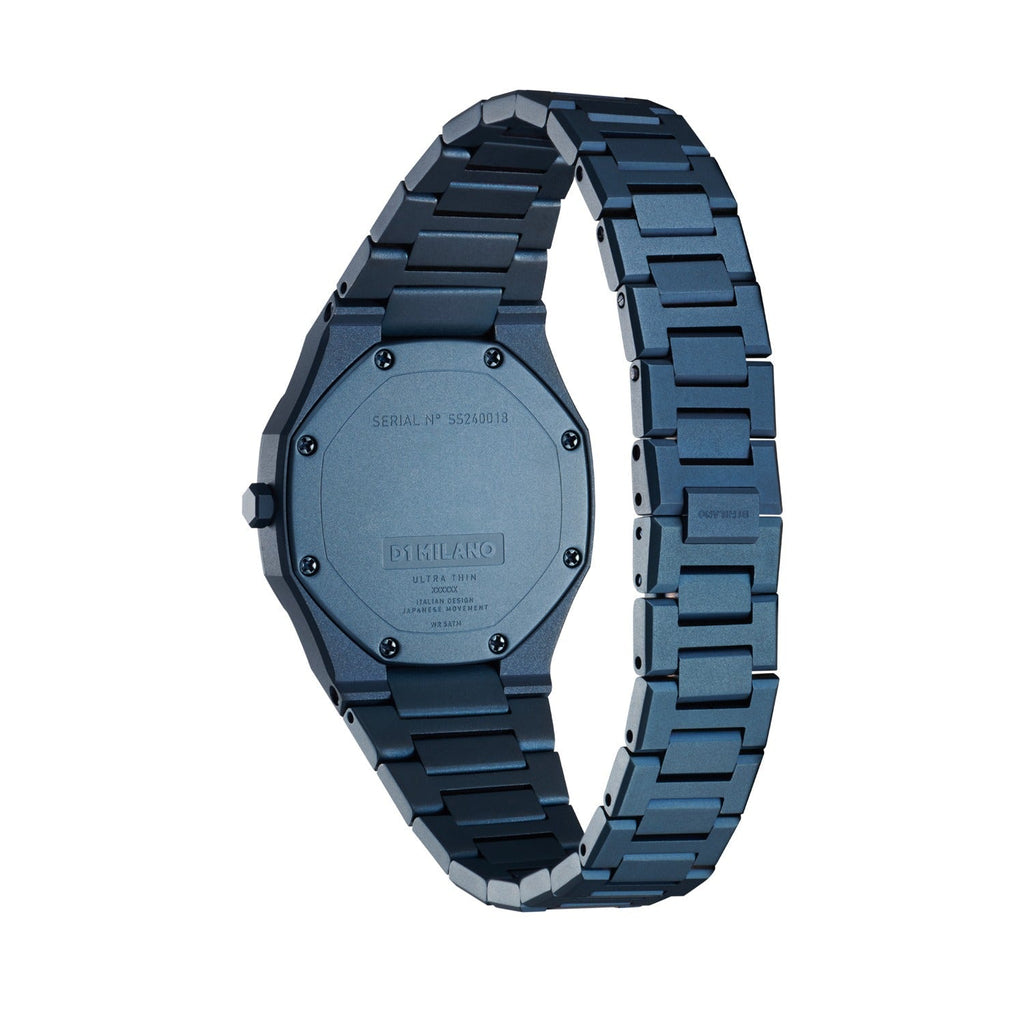 D1 Milano Ultra Thin Blue Dial Blue Steel Strap Watch for Women - D1-UTBL33 Authentic Buy Shop Now