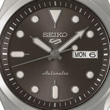 Seiko 5 Sports Automatic Grey Dial Silver Steel Strap Watch for Men - SRPE51K1 Authentic Buy Shop Now