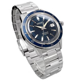 Seiko Presage Style60's Automatic Blue Dial Silver Steel Strap Watch for Men - SRPG05J1 Authentic Buy Shop Now