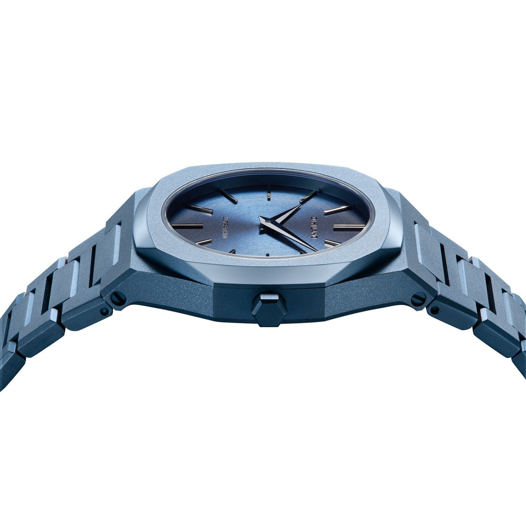 D1 Milano Ultra Thin Blue Dial Blue Steel Strap Watch for Women - D1-UTBL33 Authentic Buy Shop Now