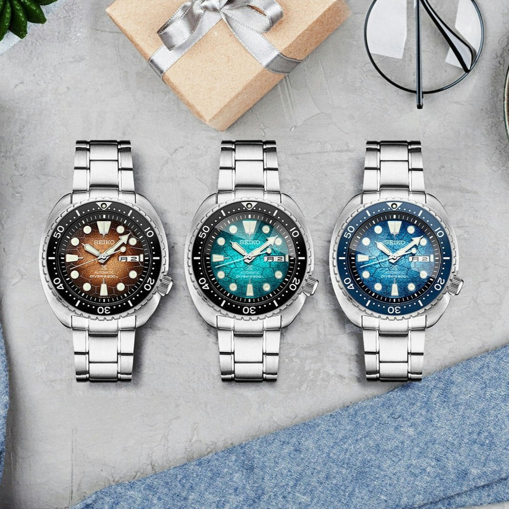 Seiko Prospex US Special Edition Automatic Blue Dial Silver Steel Strap Watch for Men - SRPH59